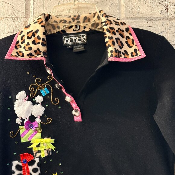 Berek The Collective Works by Takako Sakon Vintage Christmas Poodle Gift Stack - Picture 3 of 12